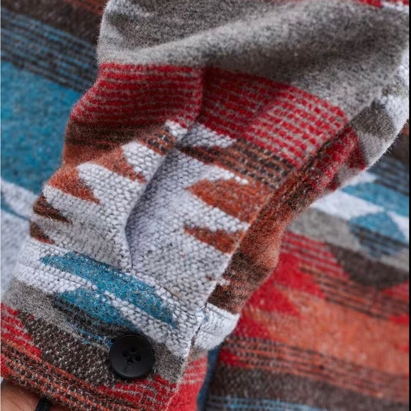 NIP men’s flannel feel button down shirt jacket, multiple sizes - Picture 3 of 10